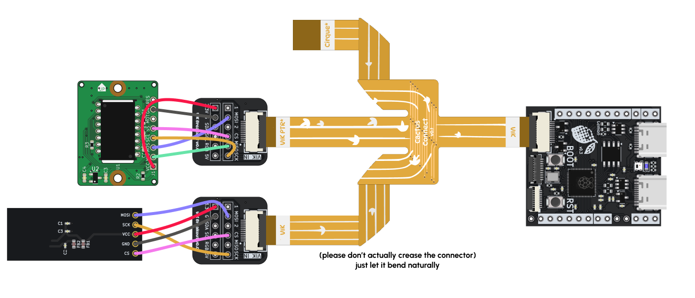 Wiring Diagram of VIK and PMW3360